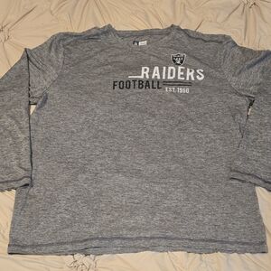 NFL Team Apparel Mens Raiders TX3 Cool Shirt, Size 2XL
